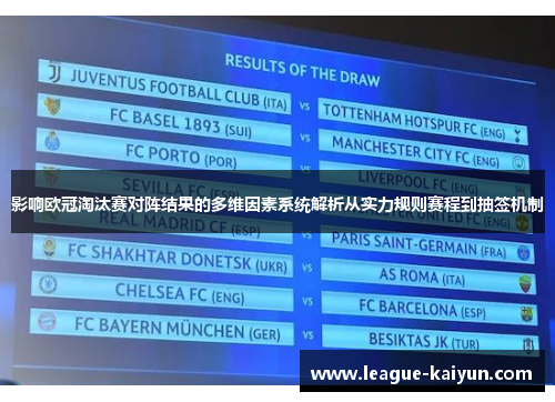 影响欧冠淘汰赛对阵结果的多维因素系统解析从实力规则赛程到抽签机制